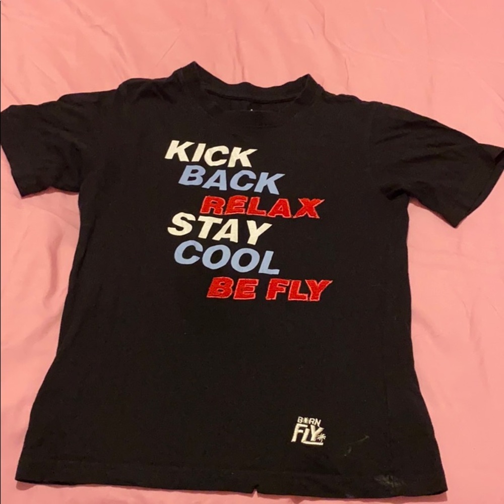 Born Fly graphic T-Shirt Kids